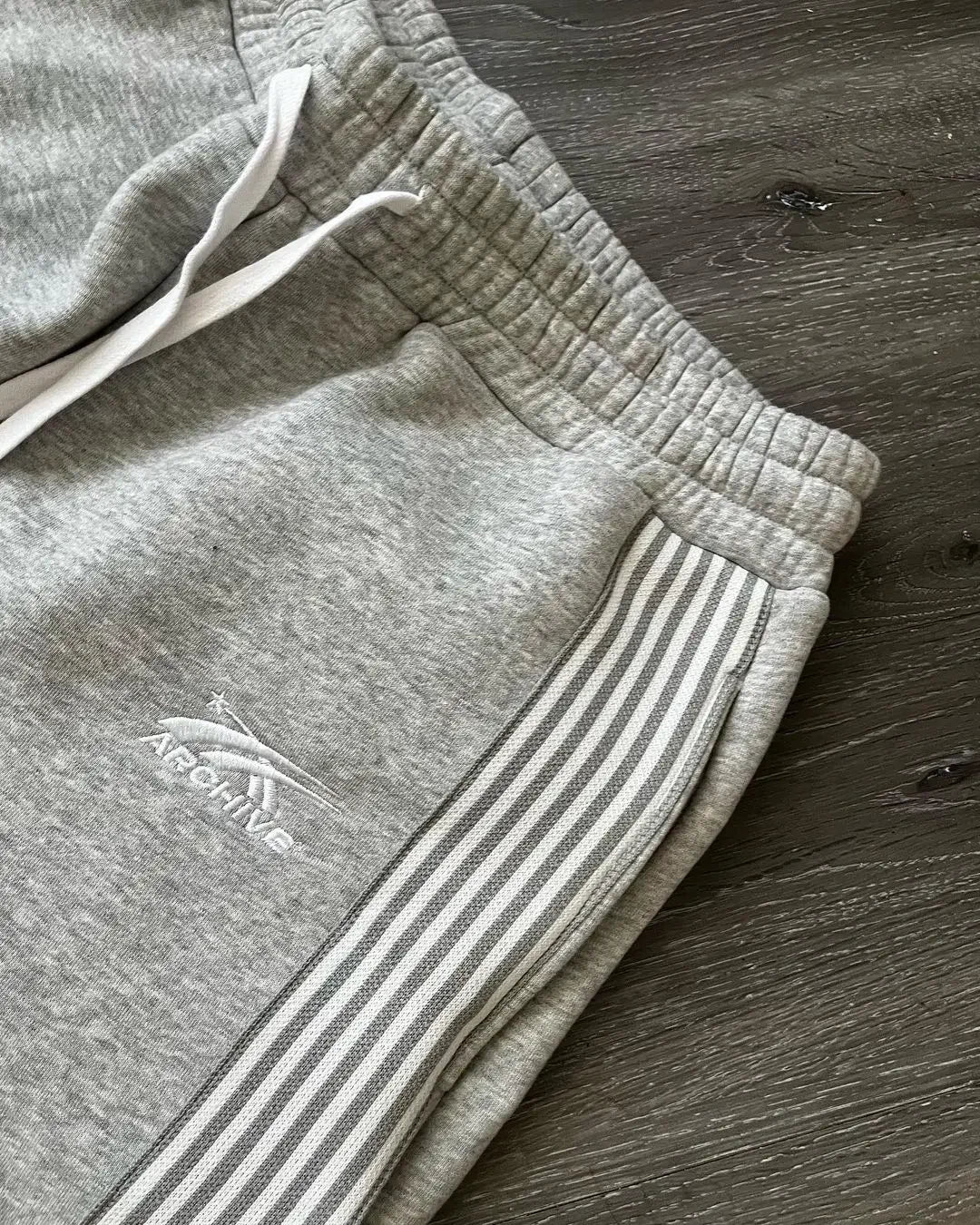 Embroidered Gray Casual Pants Camo Functional Tactical Functional Men's Women's Premium Jogging Drawstring