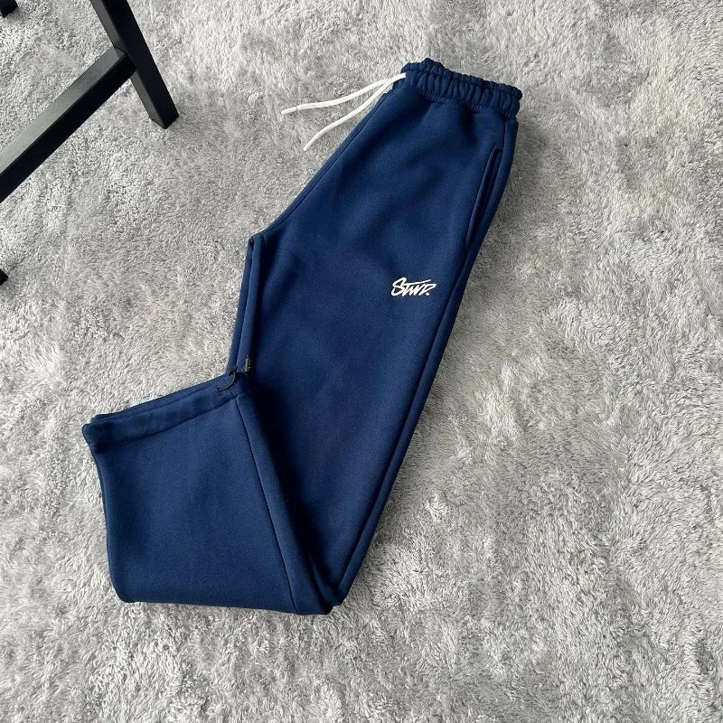 Retro fashion loose straight leg casual pants American trend Harajuku street wear men pants high-waisted