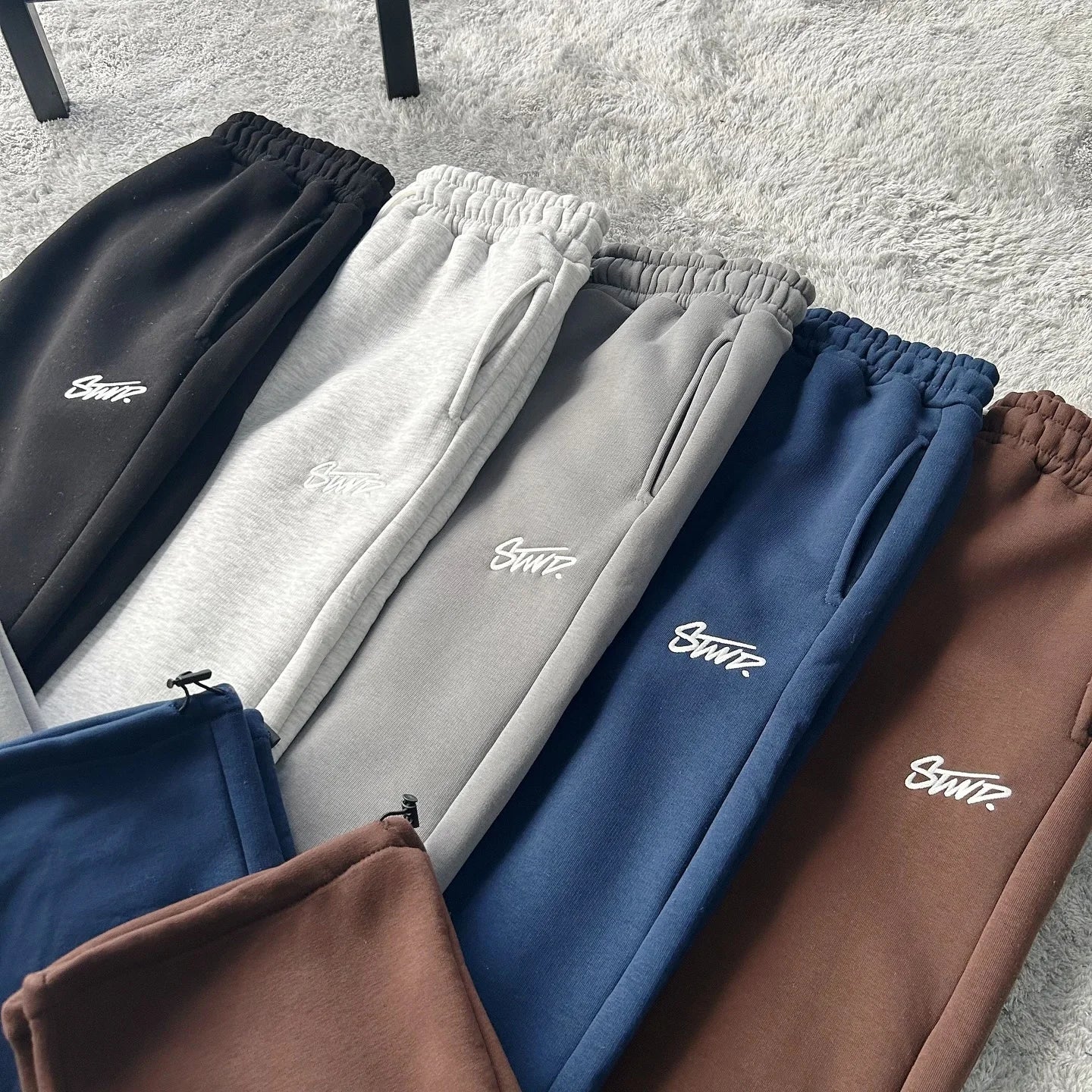 Retro fashion loose straight leg casual pants American trend Harajuku street wear men pants high-waisted
