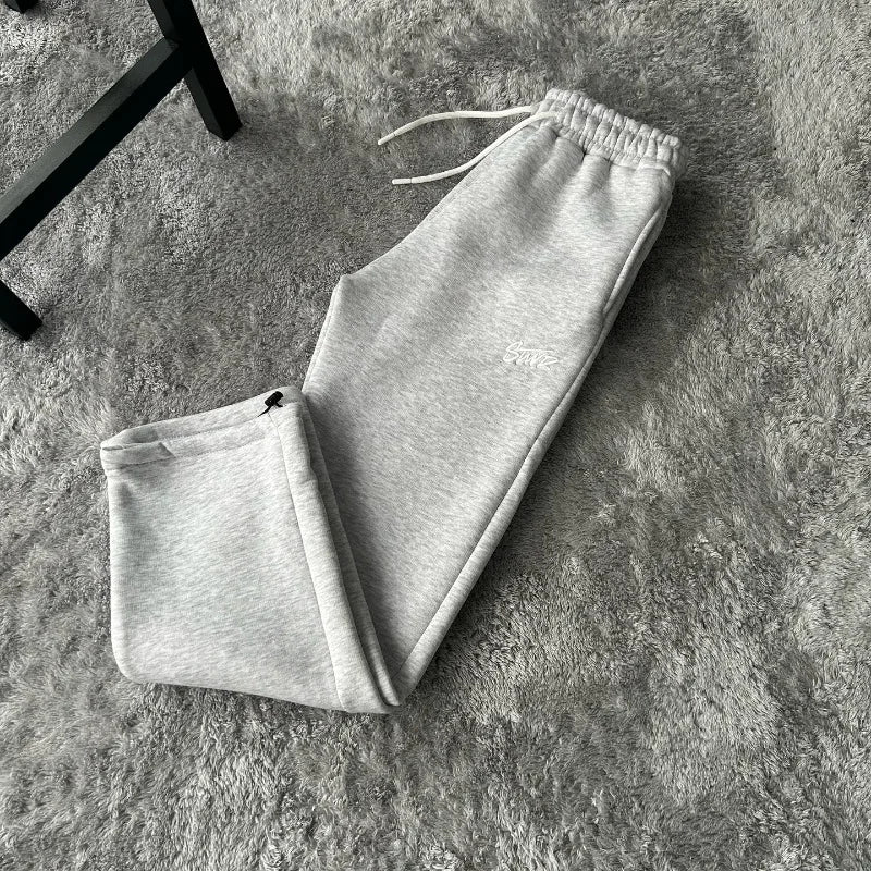 Retro fashion loose straight leg casual pants American trend Harajuku street wear men pants high-waisted