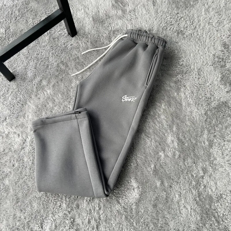 Retro fashion loose straight leg casual pants American trend Harajuku street wear men pants high-waisted