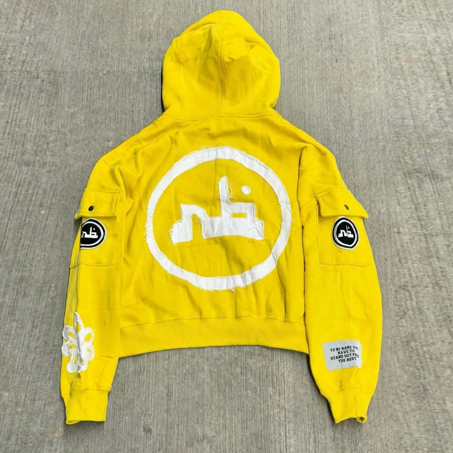 Zip Up Hoodie Hip Hop New Fashion Patch Oversized Hoodie Men Women Loose Casual
