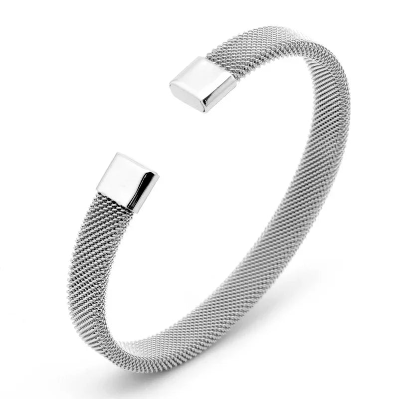 Retro Tibetan Six-Character Mantra Bracelet Scripture Lotus Opening Silver Plated Bracelet Twisted Line Men's