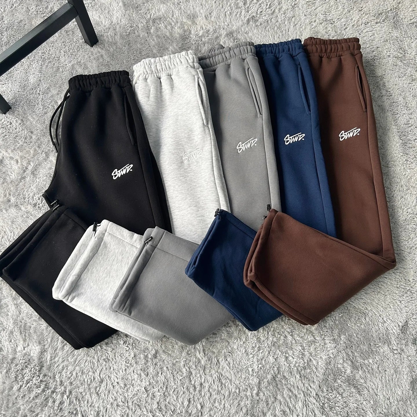 Retro fashion loose straight leg casual pants American trend Harajuku street wear men pants high-waisted